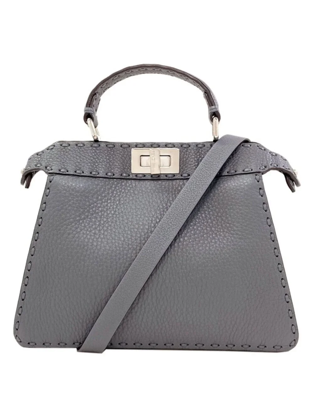 Fendi Peekaboo Selleria 2-Way Handbag Calf